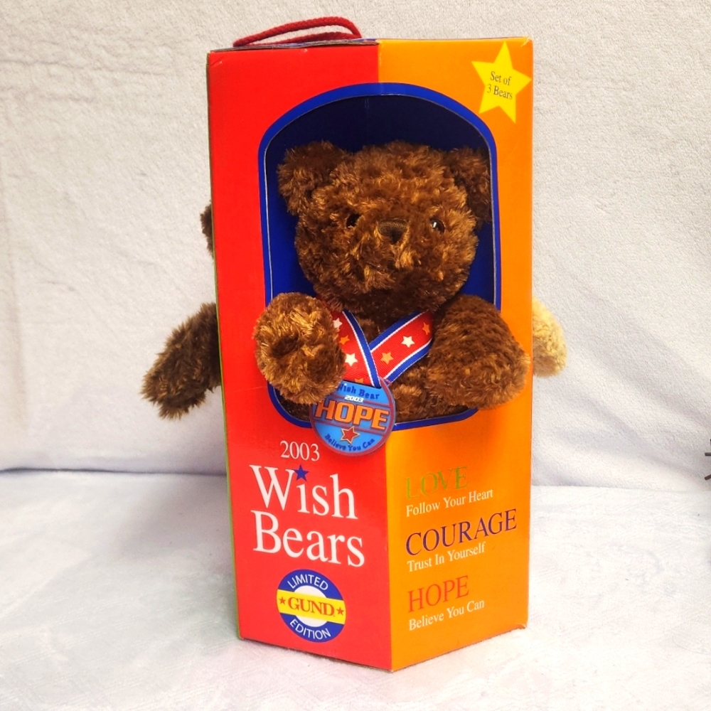Gund Limited Edition 2003 Wish Bear Set